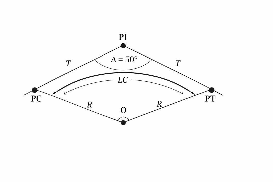 Circular Curve Geometry 